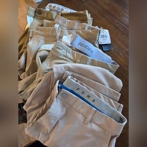 Adidas and Puma Golf Pants - 4 Pairs